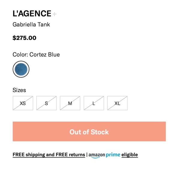 🌟HP🌟 L'AGENCE Gabriella Velvet Camisole in Cortez Blue - Picture 10 of 13